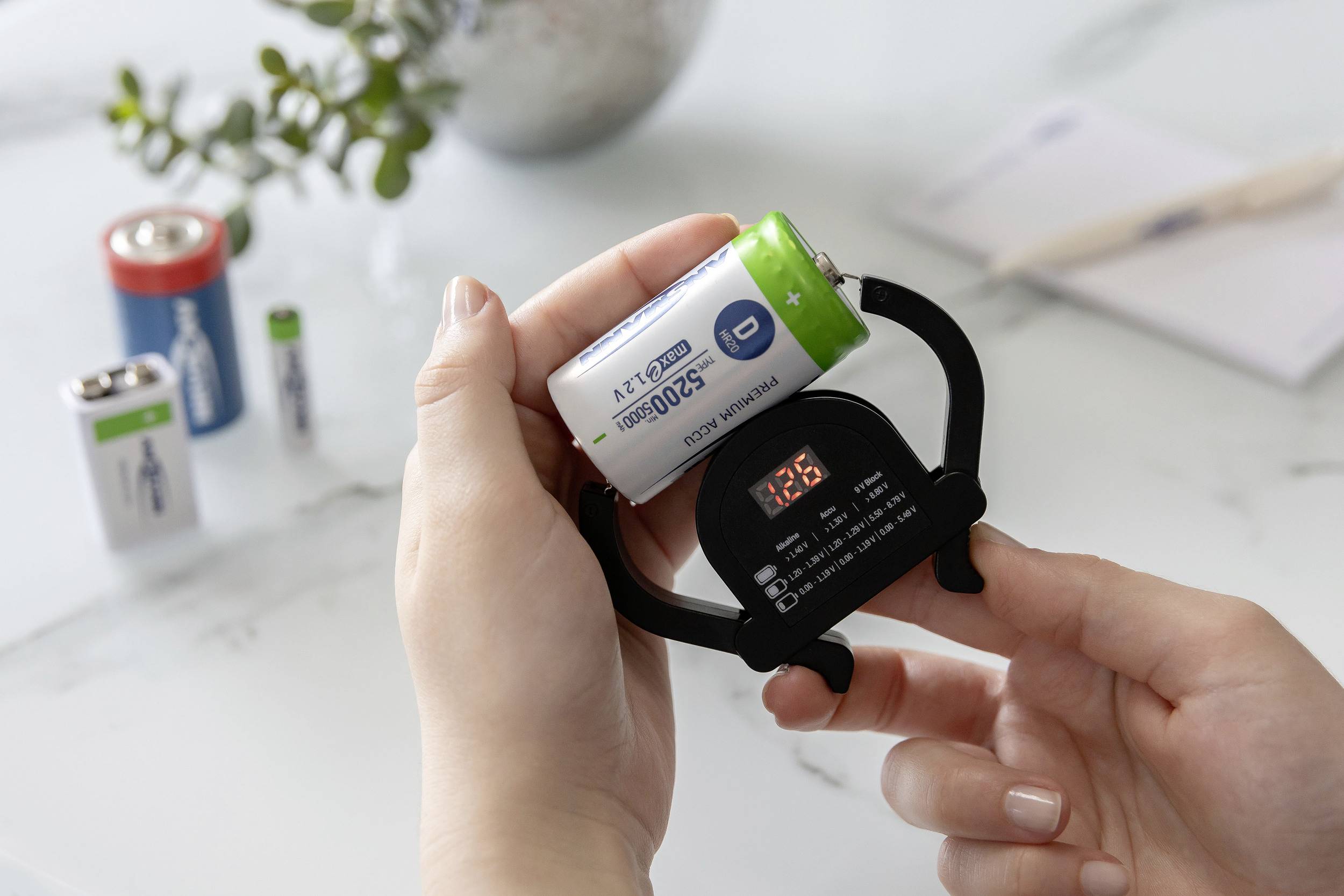 Thumbnail - Ansmann Batterietester Check-it Messbereich (batterietester) 1,2 V,