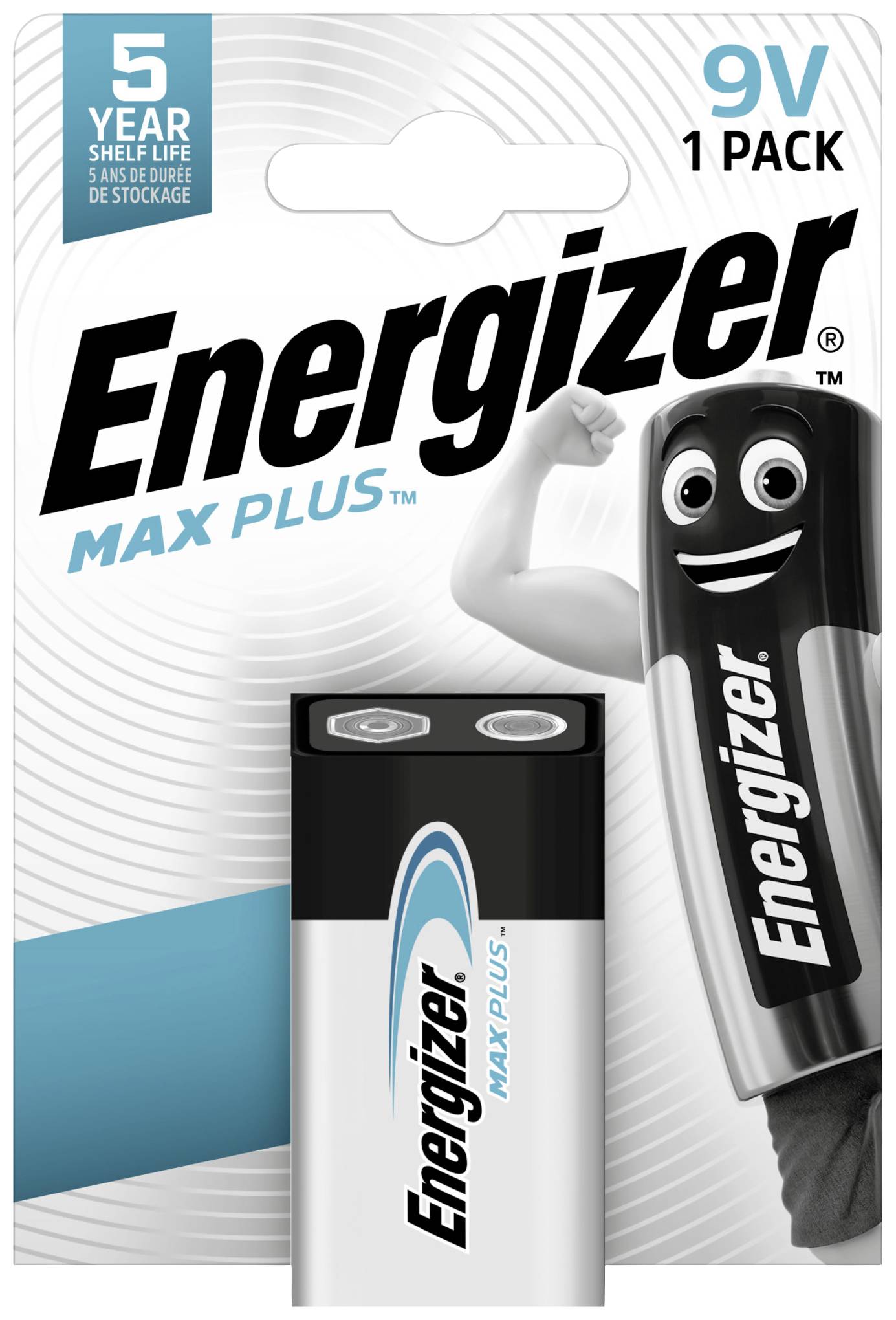 Energizer Max Plus 9 V Block-batterie Alkali-mangan 9 V 1 St.