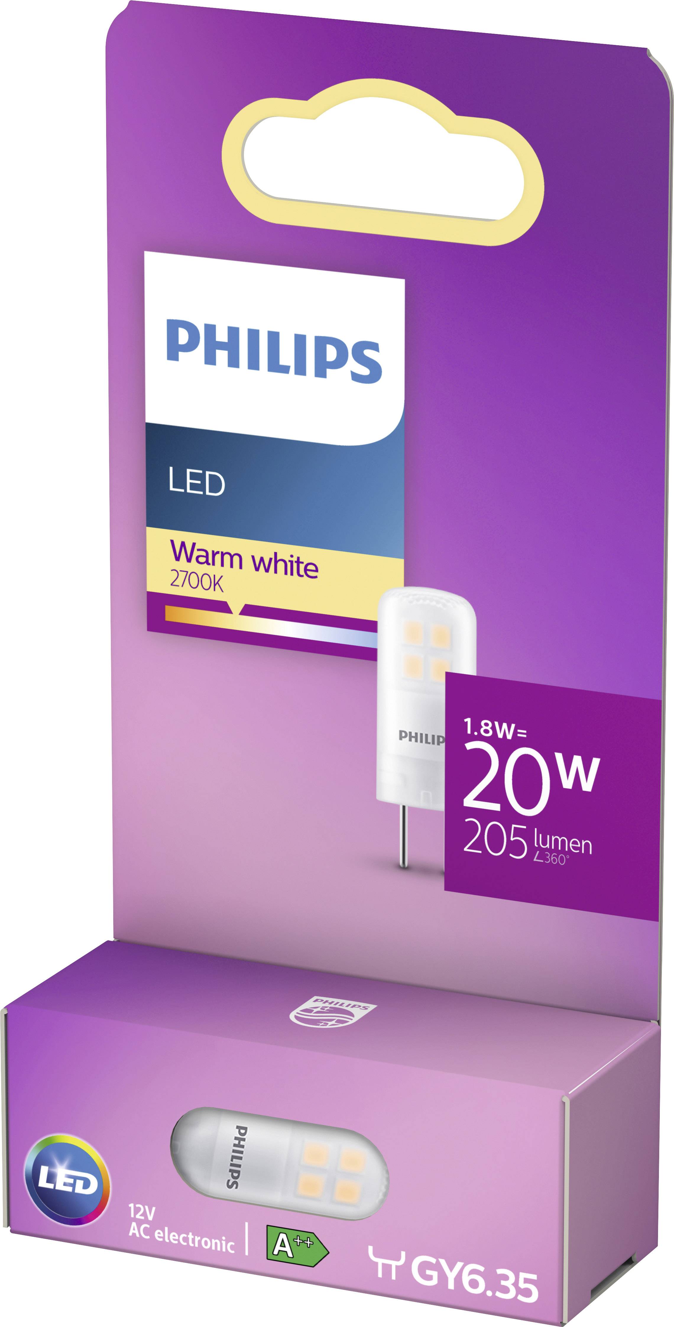 Philips Lighting 76791400 Светодиодный светильник EEK F (A - G) GY6.35 Stiftsockel 1,8 Вт = 20 Вт В...