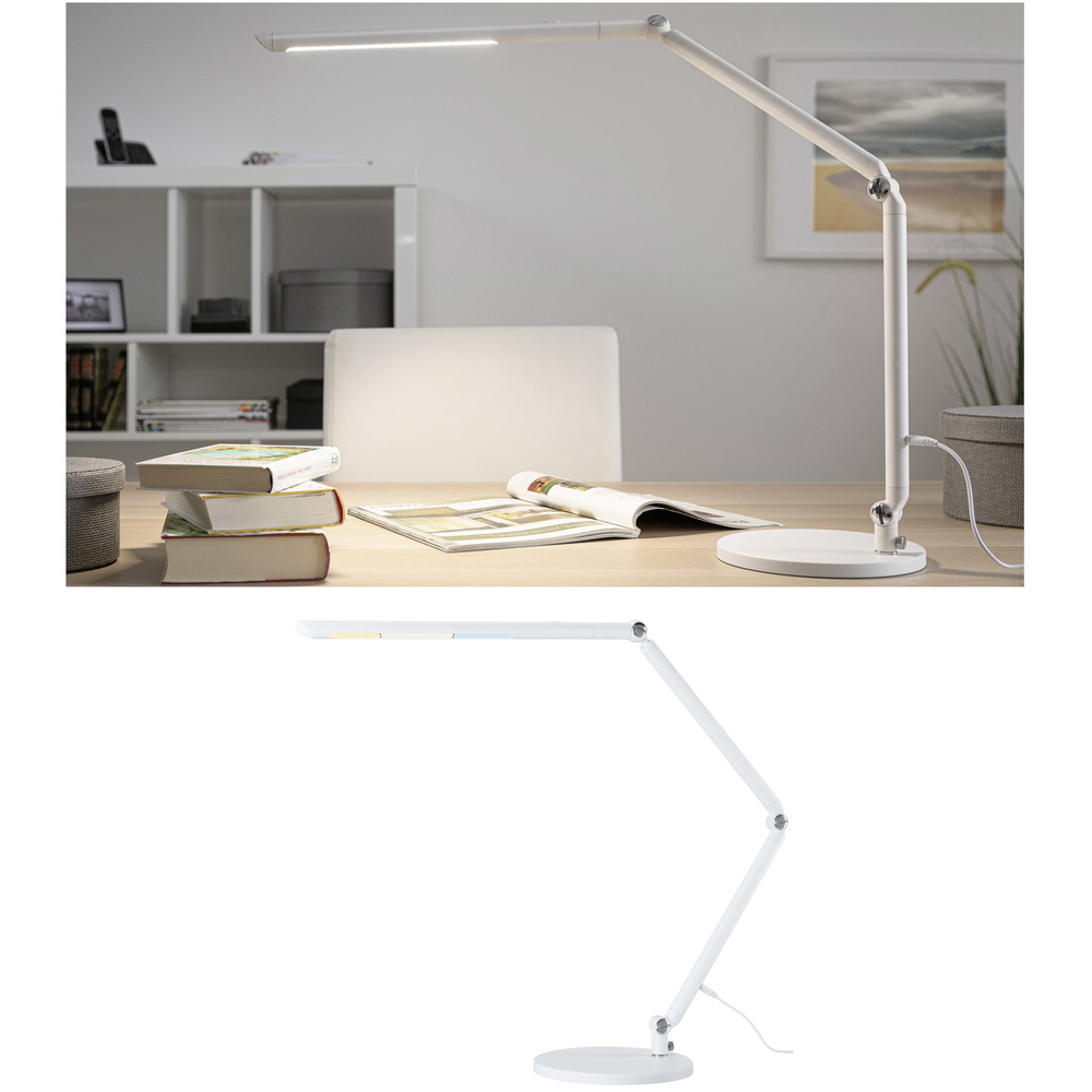 Paulmann FlexBar 78911 LED-Schreibtischleuchte LED  10.6 W  Wei