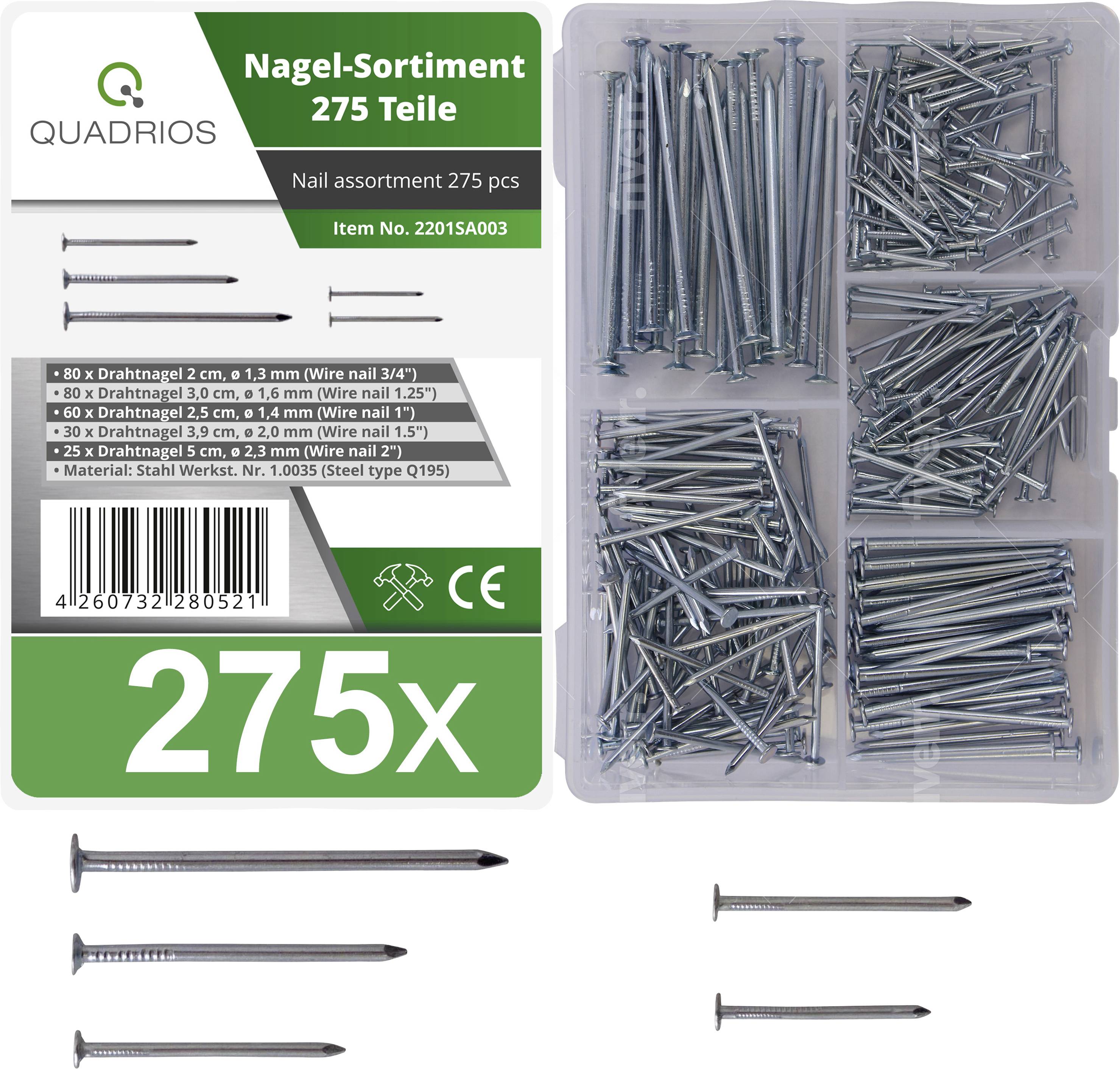 Quadrios 2201SA003 Nägel-Набор для ингаляций, 1 комплект