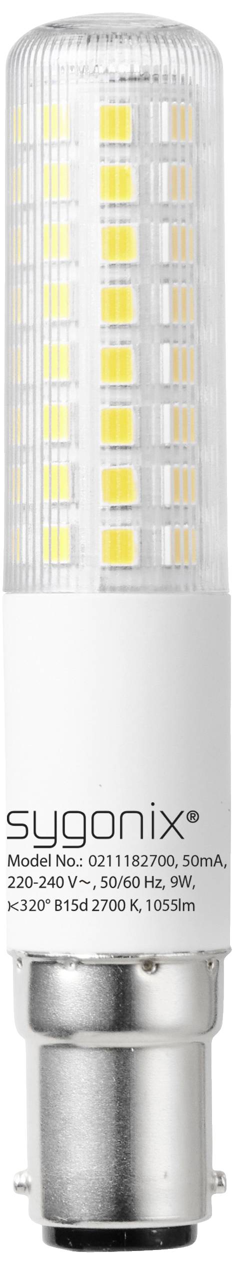 Sygonix SY-5275994 СВЕТОДИОДНЫЙ индикатор EEK E (A - G) B15d в форме батарейки мощностью 9 Вт = 75 Вт, теплый свет (Ø...