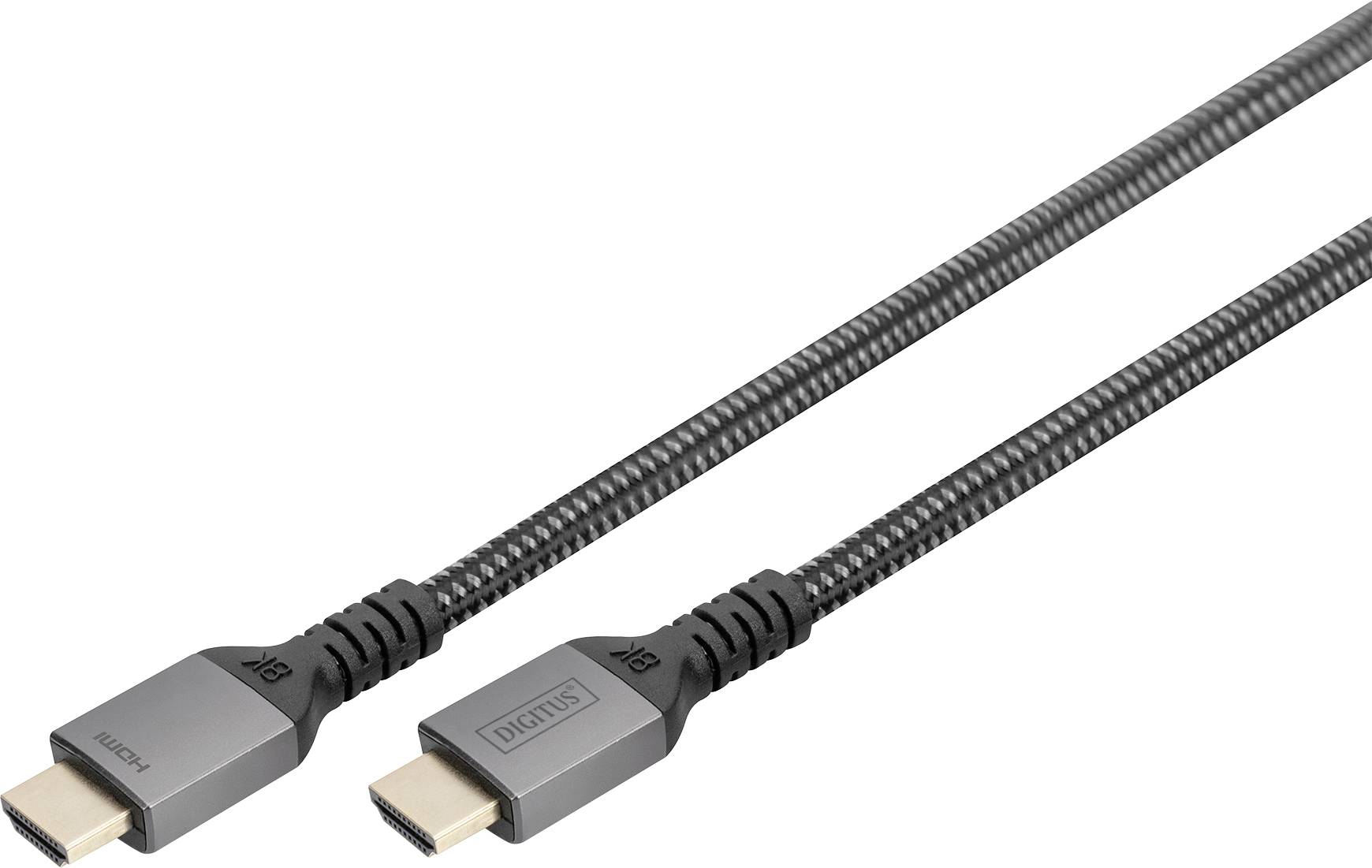 Цифровой кабель HDMI Anschlusskabel HDMI-A Stecker 2 m Schwarz DB-330200-020-С разрешением 8K UHD...