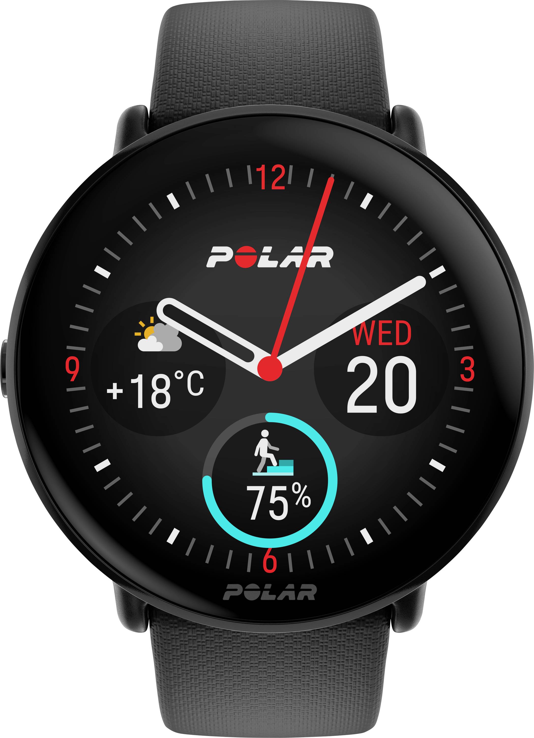 Polar Ignite 3 Sportuhr 43 мм S/L Schwarz
