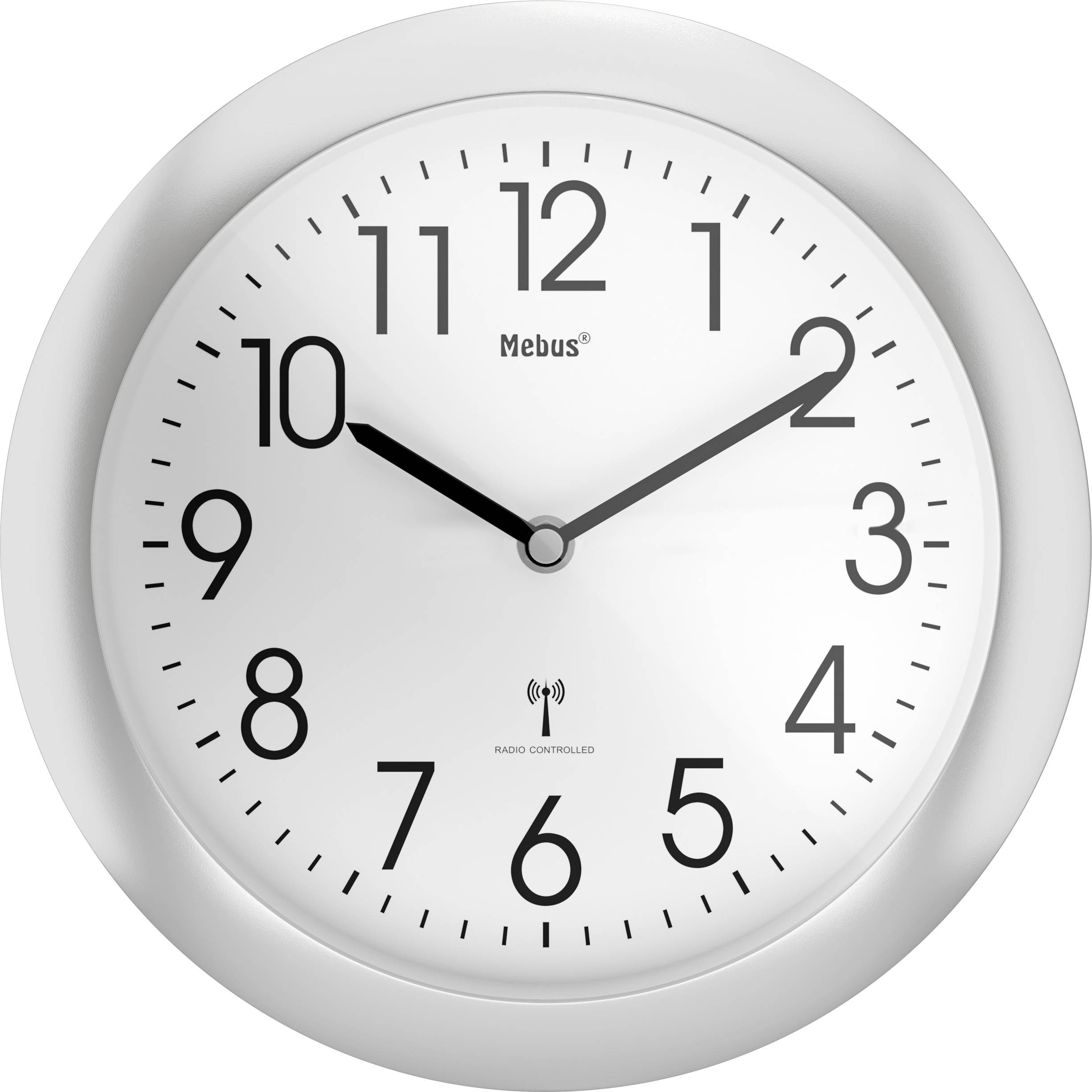 Мебель 52451 Funk Wanduhr 25 см x 4 см Silber