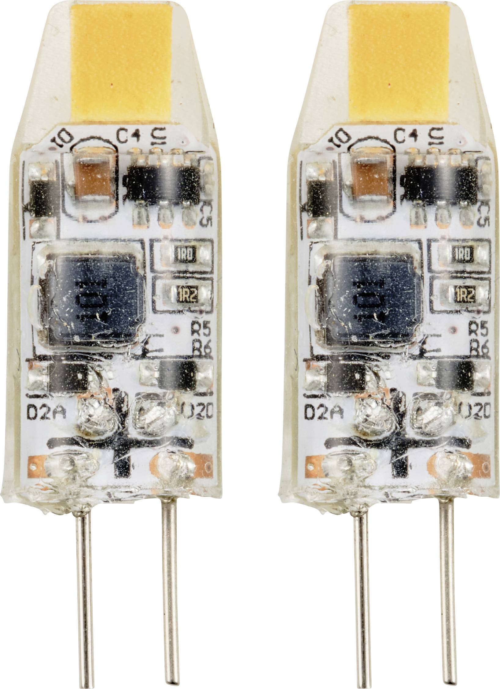 Sygonix SY-6442038 LED EEK F A - G G4 1 Вт 10 Вт Теплый свет x L 10 мм x 2290₽