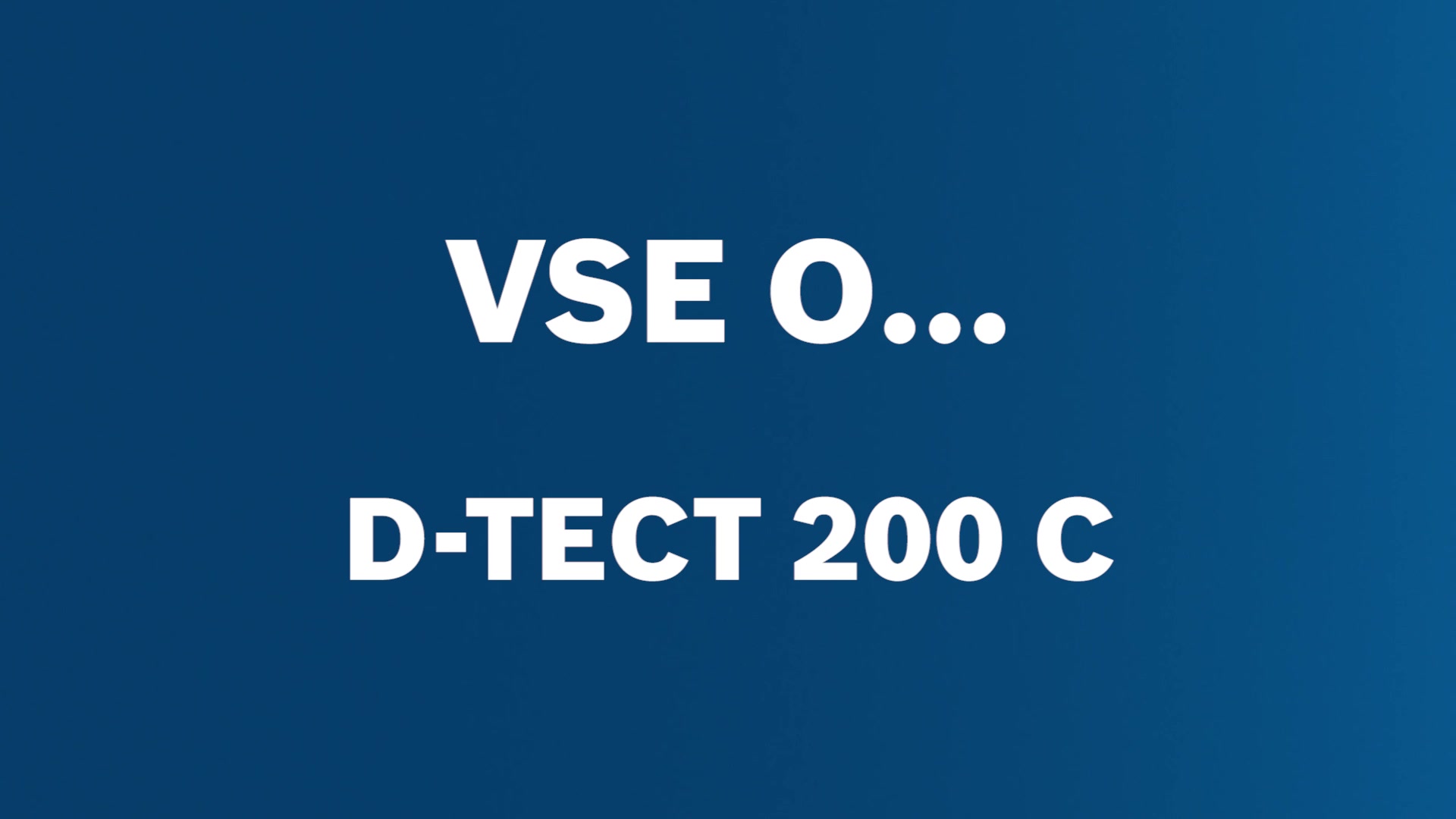 Digitalni detektor D-tect 200 C