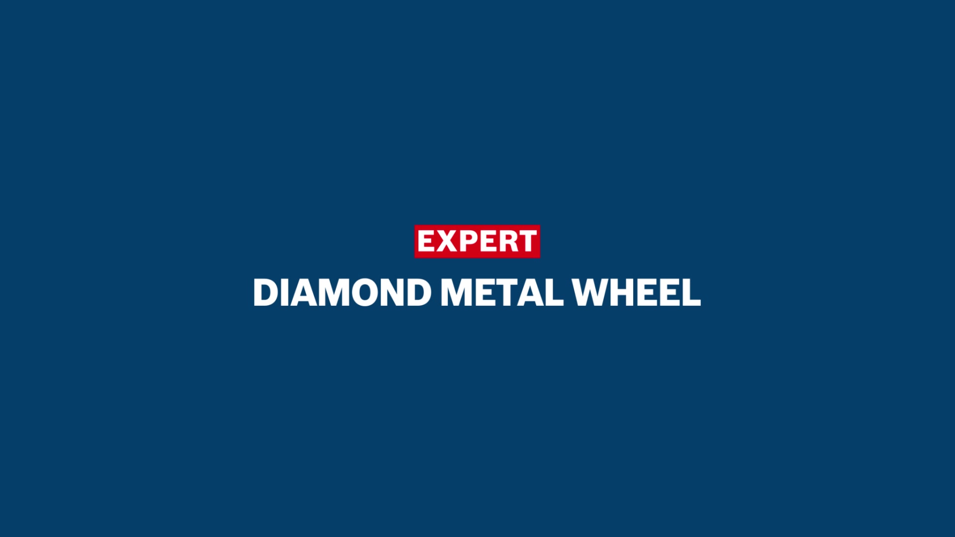 EXPERT Diamond Metal Wheel