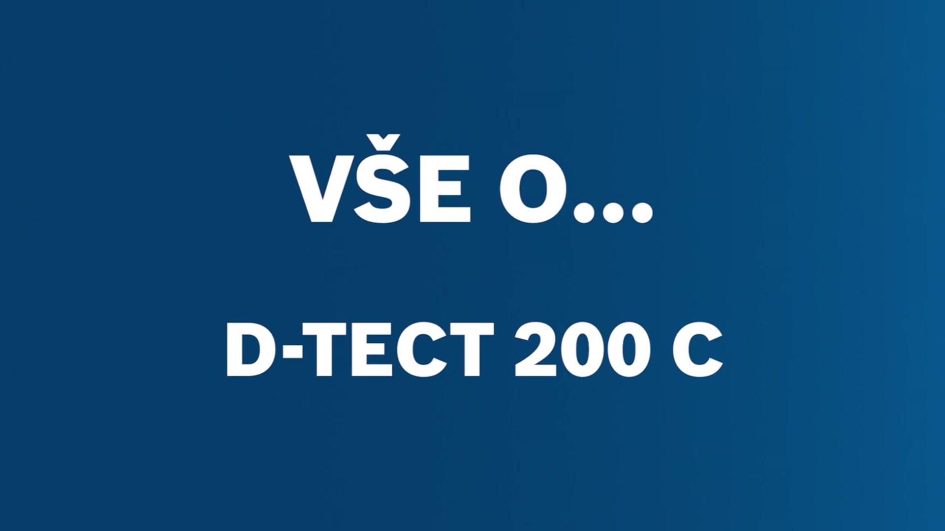 Detektor D-tect 200 C