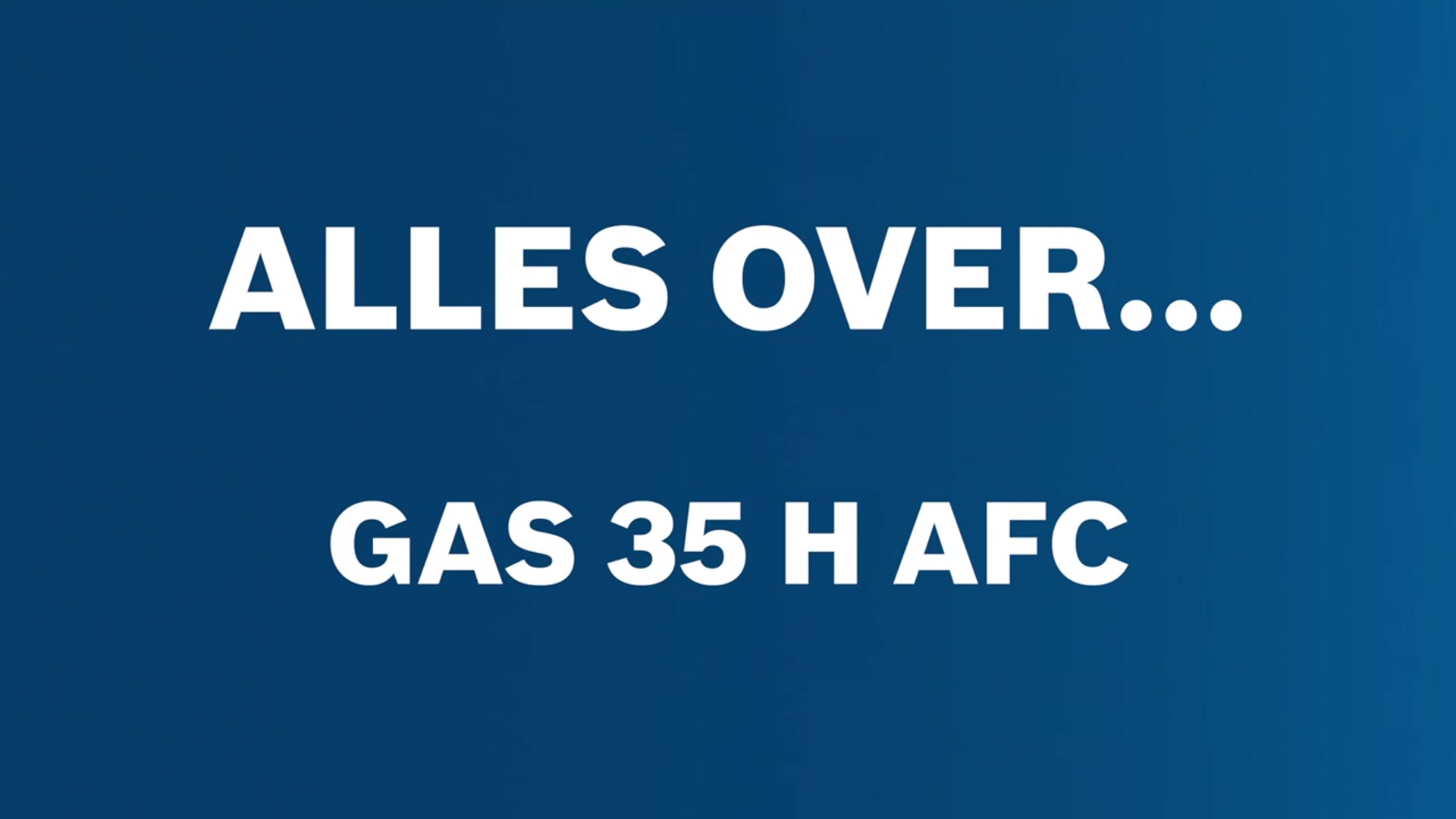 GAS 35 H AFC