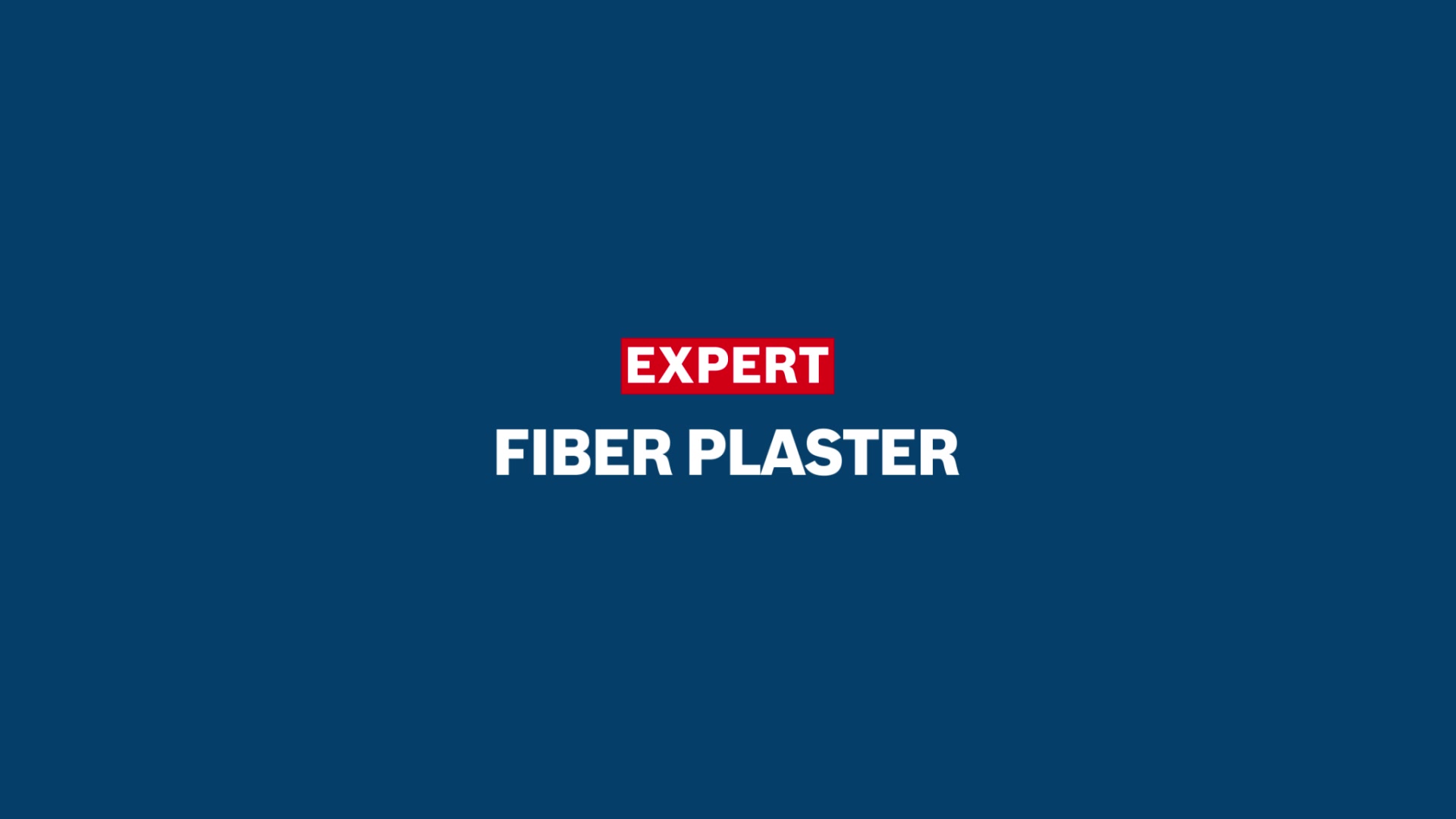 EXPERT Fiber Plaster