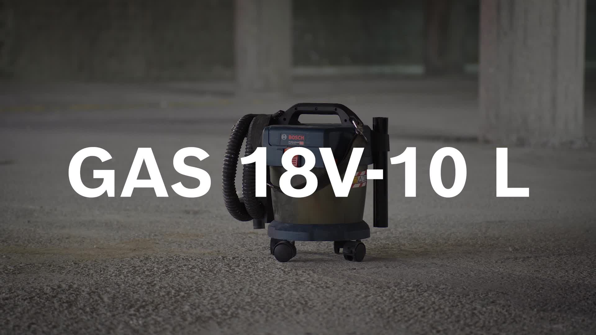 GAS 18V-10 | L Bosch Akku-Staubsauger Professional