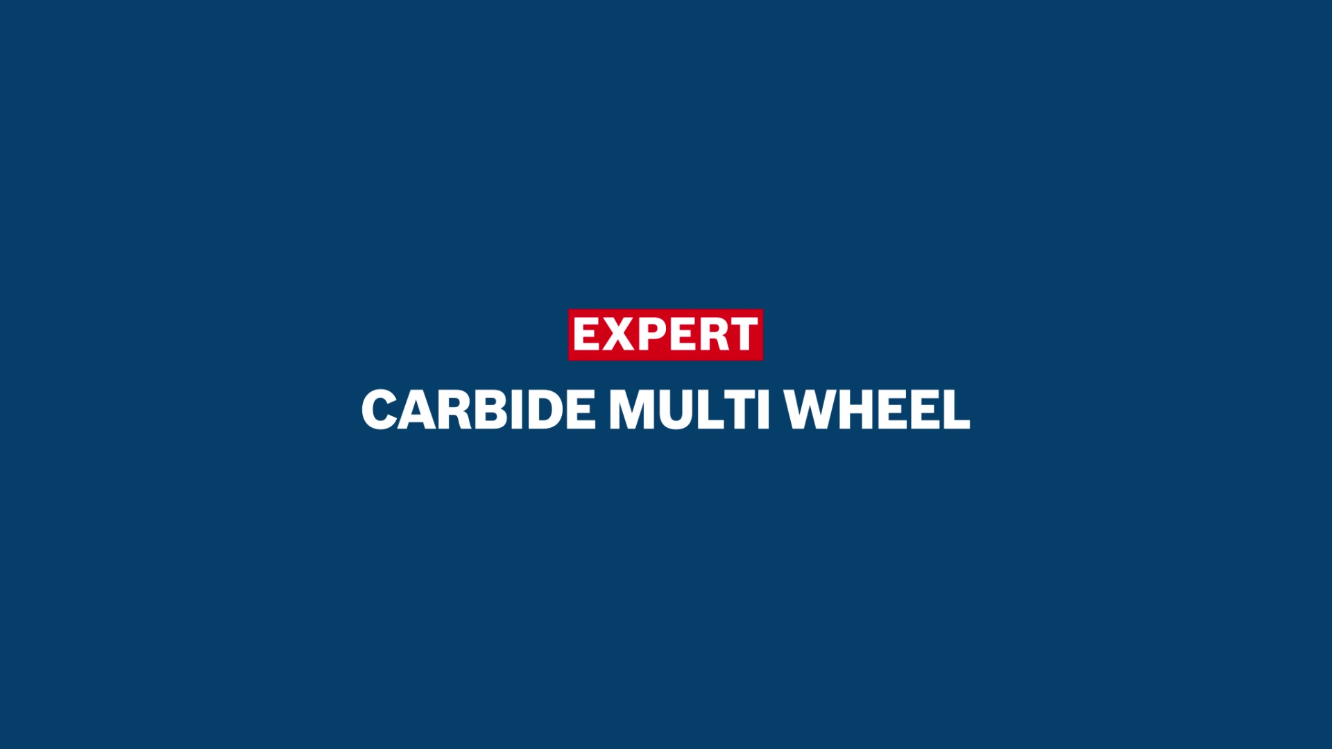 EXPERT Carbide Multi Wheel
