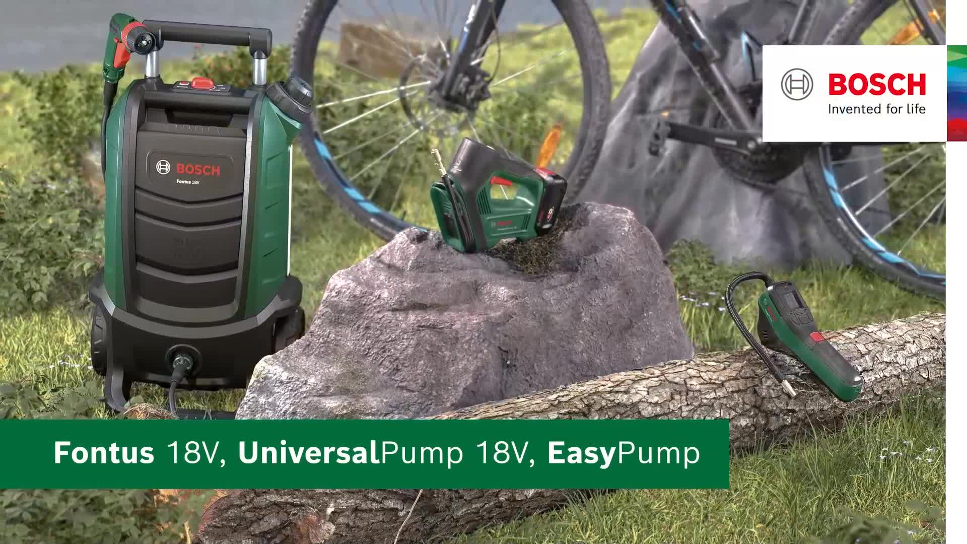 Bosch EasyPump Battery Air Pump - Bicycle Pump