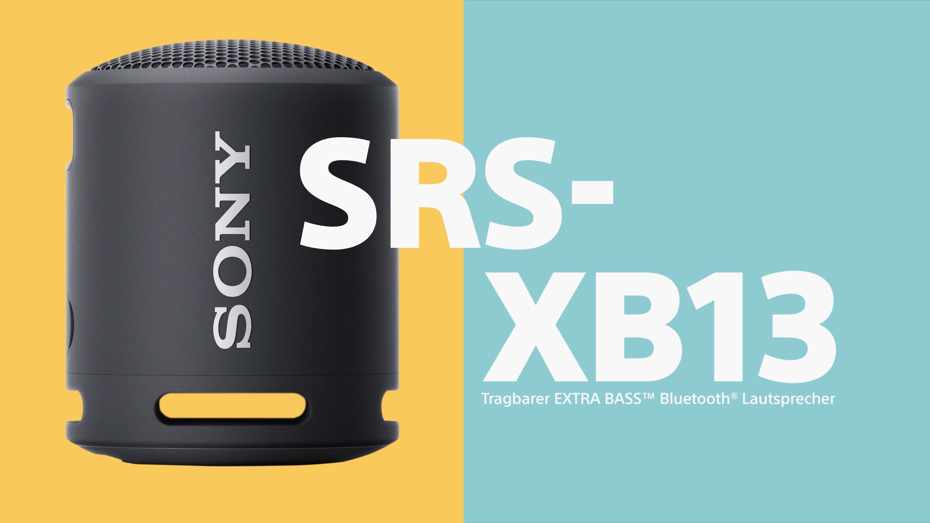 Sony SRS-XB13Y gelb Bluetooth-Lautsprecher (SRSXB13Y.CE7) - RED ZAC