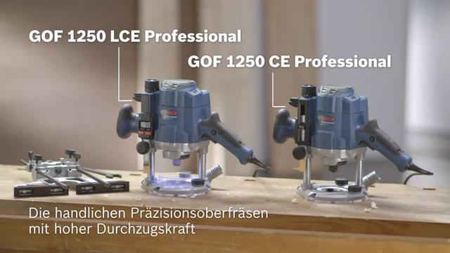 Bosch Professional Oberfräse GOF 1250 CE (1.250 W, 60 mm)
