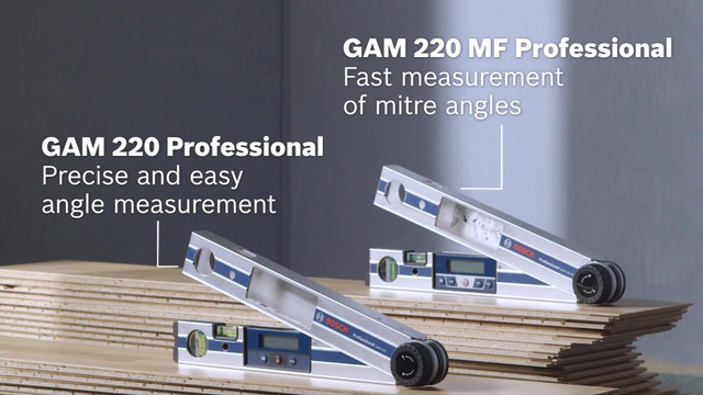 Bosch Hoekmeter GAM 220 MF Professional zwaaihaak Zilver/blauw