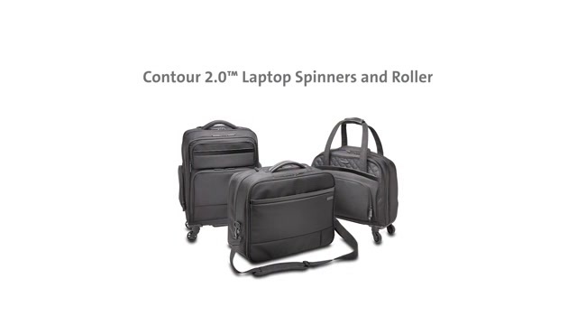 Kensington Contour 2.0 Executive Balance Laptop Spinner, Trolley schwarz, bis 39,6 cm (15,6")
