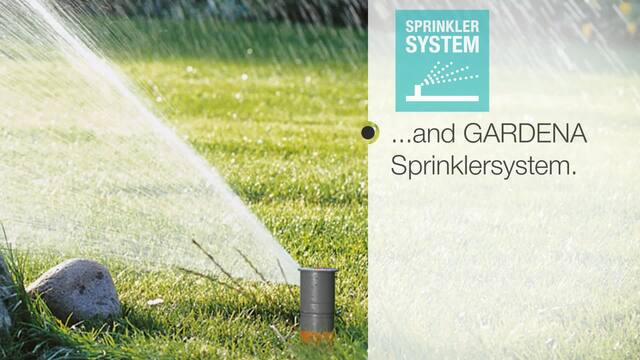 GARDENA Starter Set Pipeline with Oscillating Sprinkler, Robinet 8272-20