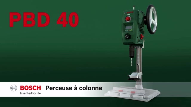 Bosch PBD 40 perceuse à colonnes Sans clé 710 W Vert, Sans clé, 4 cm, 1,3 cm, 710 W, 230 V, 11,2 kg