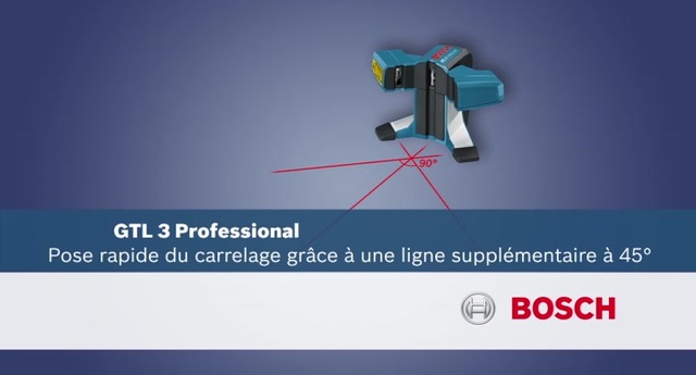 Bosch GTL 3 Niveaux laser, Laser de ligne Bleu/Noir, Noir, Bleu