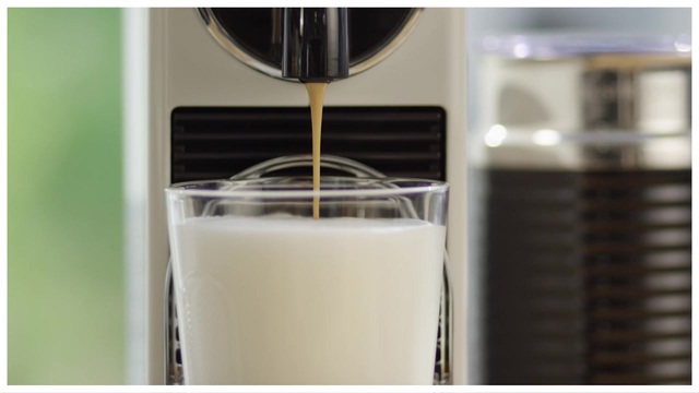DeLonghi Citiz & Milk EN 267.WAE, Machine à capsule Blanc/Argent