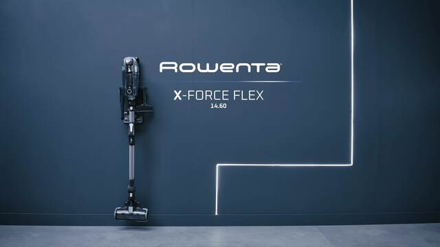 Rowenta X-Force Flex 14.60 Aqua RH99C0, Stielstaubsauger schwarz/blau