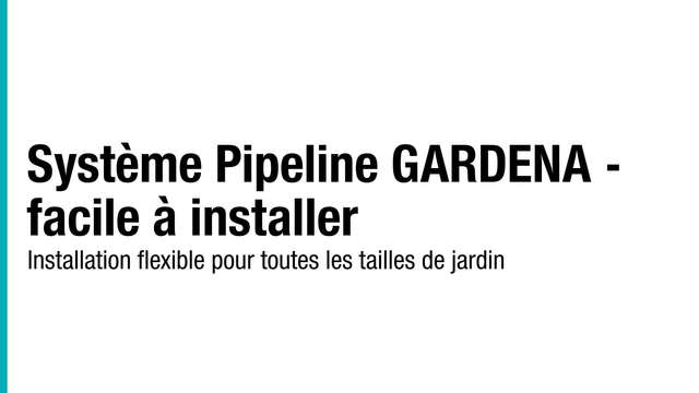GARDENA Complete Set Pipeline avec Oscillating Sprinkler, Robinet 8274-34