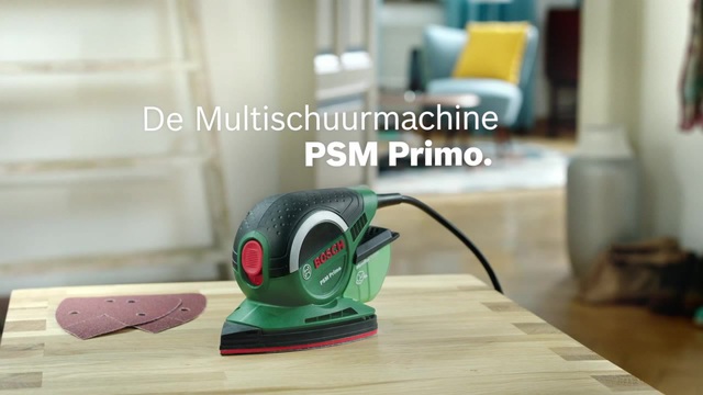 Bosch Multischuurmachine PSM Primo Groen/zwart