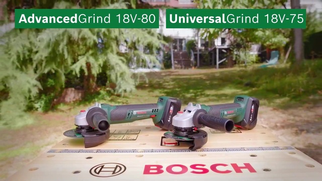 Bosch Akku-Winkelschleifer UniversalGrind 18V-75, Ø 115mm grün/schwarz, ohne Akku und Ladegerät, POWER FOR ALL ALLIANCE