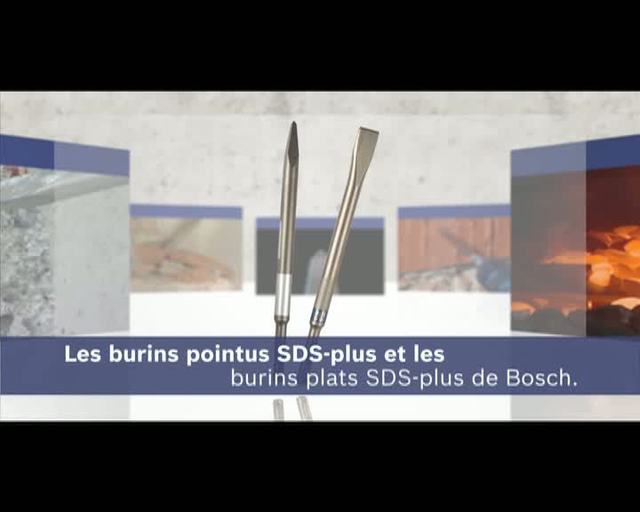 Bosch Burins bêches SDS-plus 250 mm
