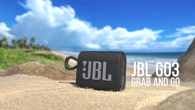 JBL GO 3, Lautsprecher tarnfarben, Bluetooth, USB-C
