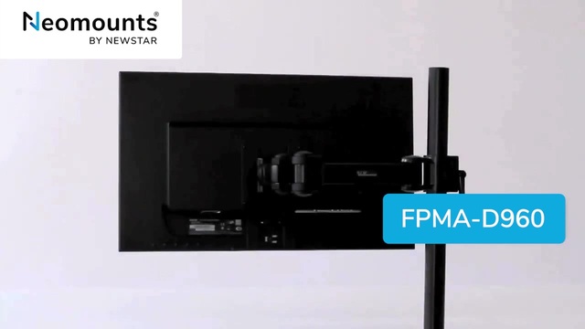 Neomounts FPMA-D960, Support de moniteur Noir, Vente au détail