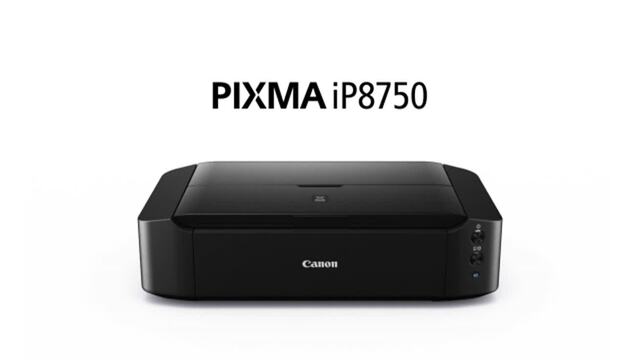 Canon PIXMA iP8750, Tintenstrahldrucker schwarz, USB/WLAN