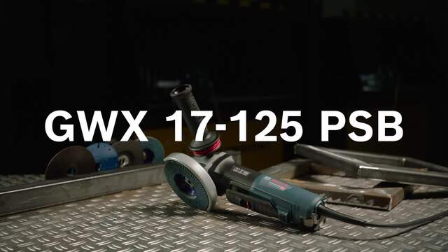 Bosch X-LOCK Winkelschleifer GWX 17-125 PSB Professional blau/schwarz, 1.700 Watt