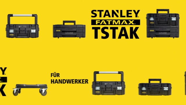 Stanley PRO-STAK Combo FMST1-71981, Werkzeugbox schwarz/gelb