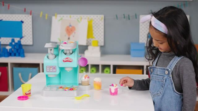 Hasbro Play-Doh Kitchen Creations Super Colourful Café, Pâte à modeler 