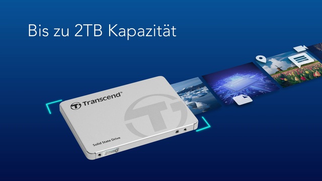 Transcend 230S 512 GB, SSD silber, SATA 6 Gb/s, 2,5"