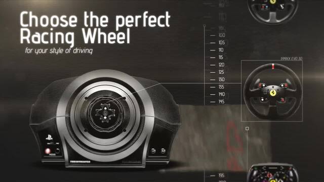Thrustmaster T300 Racing Wheel Servo Base, Bases de volant Noir, PC, Playstation 3, PlayStation 4