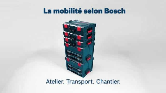 Bosch Aluminium Caddy Professional Synthétique ABS chariot de service, Diable Argent/Noir, Synthétique ABS, Aluminium, 125 kg, 490 mm, 174 mm, 640 mm, 3,7 kg