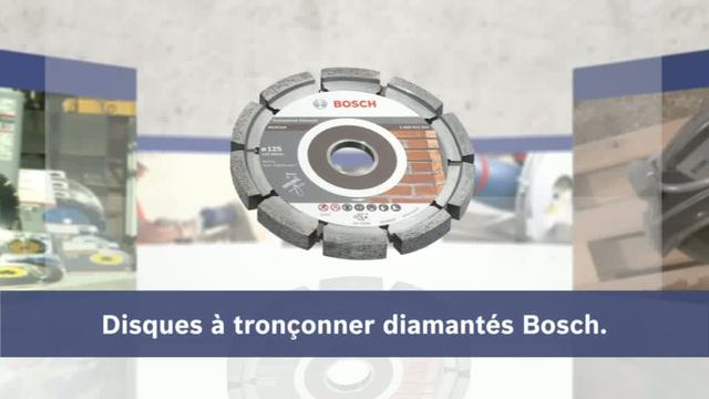 Bosch Disques à tronçonner diamantés Standard for Concrete, Disque de coupe Béton, 11,5 cm, 2,22 cm, 1,6 mm