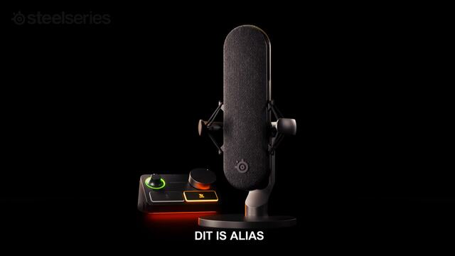SteelSeries Alias Pro microfoon Zwart