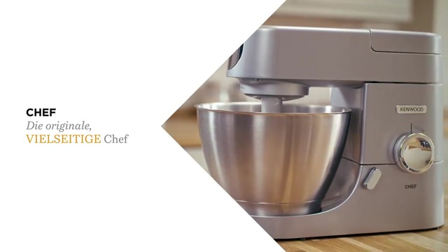 Kenwood Chef XL Küchenmaschine KVL4110S silber, 1.200 Watt