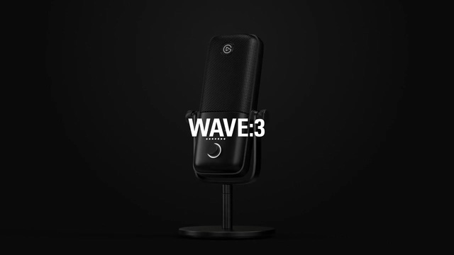 Elgato Wave:3, Micro Noir, USB