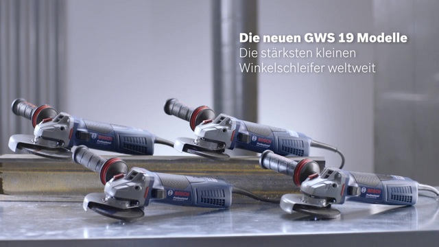 Bosch Winkelschleifer GWS 19-125 CI blau/schwarz, 1.900 Watt