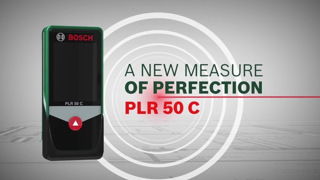 Bosch PLR 50 C Mètre laser portable Noir, Vert 50 m, Télémètre Vert/Noir, Mètre laser portable, m, Noir, Vert, Numérique, CE, 50 m, Vente au détail