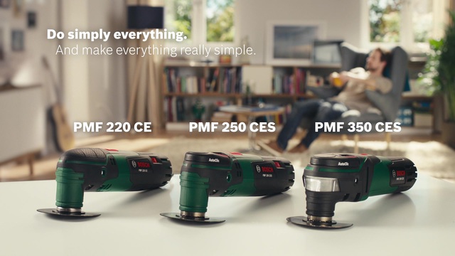 Bosch PMF 350 CES multifunctioneel gereedschap Groen/zwart