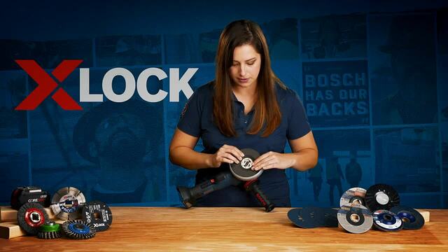 Bosch X-LOCK Accu Haakse slijper GWX 18V-10 PC Professional Blauw/zwart, Accu niet inbegrepen