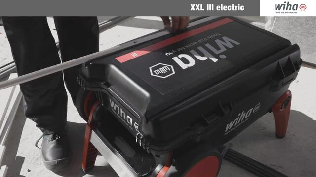 Wiha XXL III elektricien gereedschapsset Zwart/rood, 100 delig