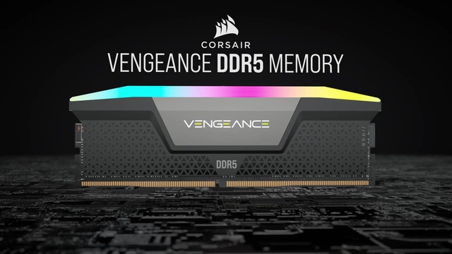 Corsair DIMM 32 GB DDR5-5200 (2x 16 GB) Dual-Kit, Arbeitsspeicher schwarz, CMH32GX5M2B5200C40, Vengeance RGB, INTEL XMP